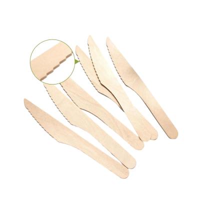 China Wheature Disposable Wood Pocket Knife Fruit Knife With Wood Handle Wooden Knife for sale