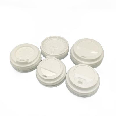 China Disposable PLA PS PET Plasti Flid Cup Lid Hot Drink Cover Cap Plastic Lids For Paper Cups for sale