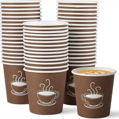 China Wholesale Disposable Single Wall Paper Cup (2.5oz-24oz) Sizes with Custom Logo for sale