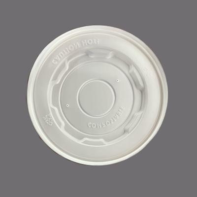 China PLA deksel van wegwerp Kraft Bowl Custom Paper Soup Cup Kraft Salad Bowl met deksel Te koop