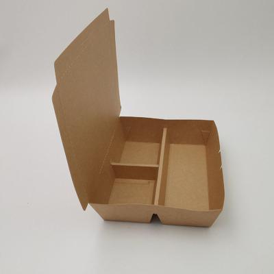 China Disposable Portable Packaging Food Paper Container Boxes for sale