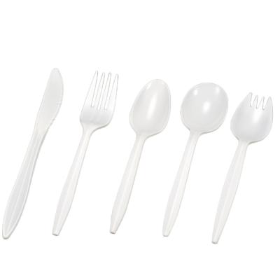 China CPLA Biodegradable Cutlery Composable Airline Cutleries Disposable Biodegradable Cutlery for sale