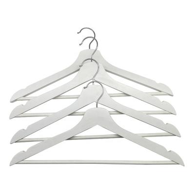 China YIKAI contemporary rated supplier heavy duty clothes wooden coat hangers for sale for sale