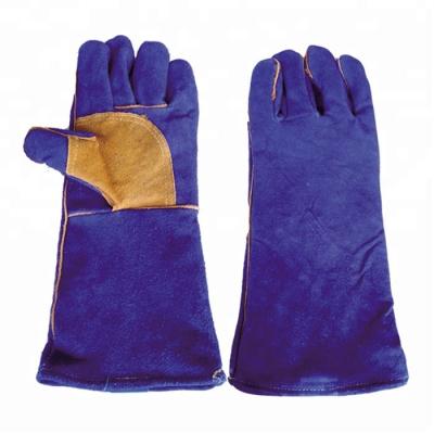 China Anti-impact Anti-impact Leather Welding Gloves for sale