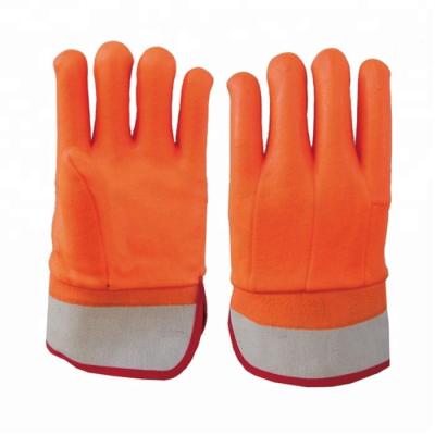 China Anti-impact Anti-impact PVC Dipped Safety Gloves for sale