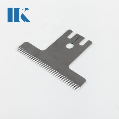 China Durable Packaging Hotels Custom Toothed Blade HSS Serrated Cutting Blade For Packing Machines for sale