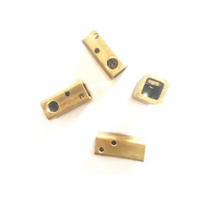 China OEM China Factory Sheet Metal Fabrication Parts Bending Brass Stamping Metal Sheet Punched Metal Stamping Parts for sale