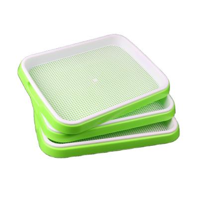 China Odorless and durable to use plastic seedling tray polystyrene heat nursery sprout trays storage / growing planting pot for sale