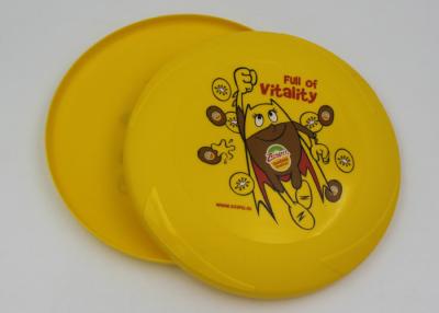 China Eco - Friendly Yellow Plastic Frisbee EN71 , Outdoor Toy Flying Saucer Frisbee for sale