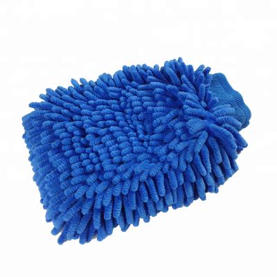 China Premium Microfiber Chenille Microfiber Car Wash Scratchless Glove for sale