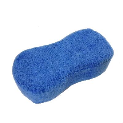 China Vehicle 8 Shape Microfiber Cloth Car Polish Sponge For Car for sale