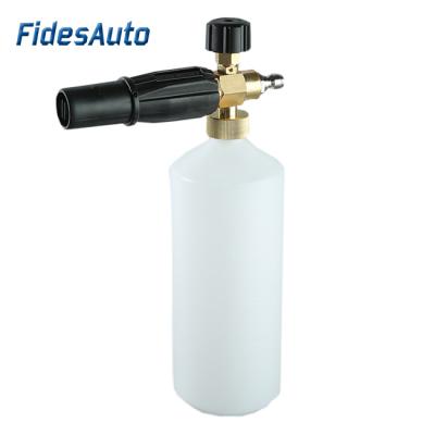 China New China-chic car wash 1 liter bottle snow foam cannon with 1/4 quick connector for sale