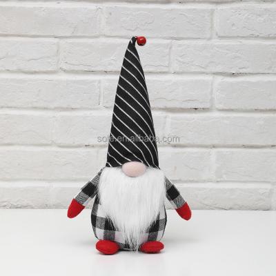 China Hot Sales Fabric SOTE White Fabric Handmade Christmas Gnomes For Home Christmas Decoration Supplier for sale