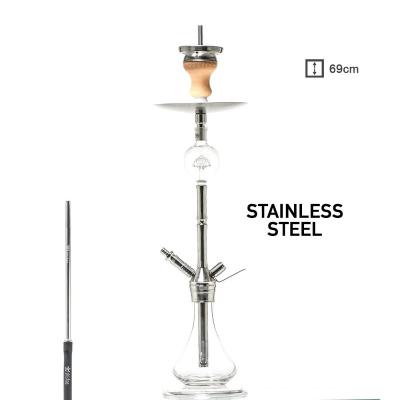 China Newest Large Premium Stainless Steel Hookah Shisha for sale