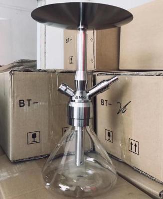 China New design stainless steel hookahs glass hookah shisha/sheesha for sale