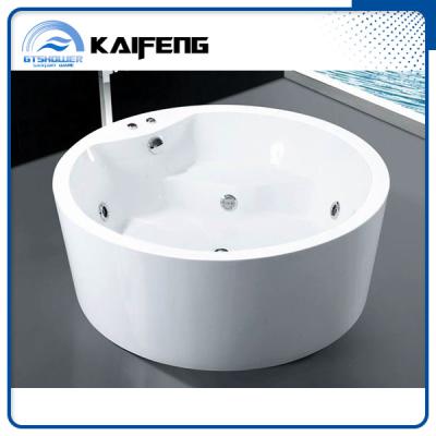 China Indoor Tub 2 Person Stand Alone Jetted Bathtub KF-759-C for sale