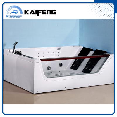 China Durable Cheap Hangzhou Double Whirlpool Massage Bathtub for sale