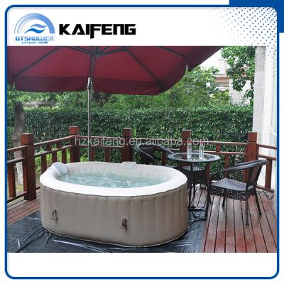 China 1 person indoor and outdoor portable inflatable hot tub, easy installation, no tools required for sale