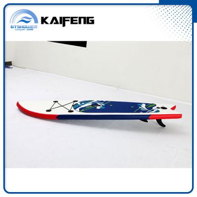 China Dot PVC 9ft Stand Up Paddle Folding Inflatable Surfboard for sale