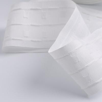 China Traditional curtain tape Factory direct sale  Home Textiles Wholesale Hooks Accessories Wave Curtain Pleating Tape Fold For Decoration for sale