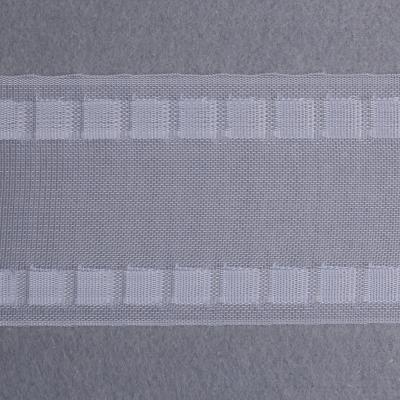 China Traditional curtain tape Factory direct sale 100% Nylon white transparent accessories in china curtain pleat tape for sale