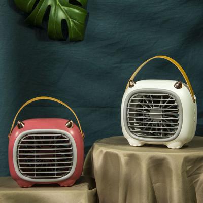 China Small Air Conditioner Home Office Hotel Laptop Cooler Cooler Desk Table Mini Fan Quiet Portable USB Air Cooler Fan for sale