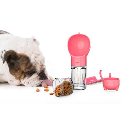 China Viable Leak Proof Hot Sale Puppy Amazon Dog Water Bottle Portable Pet Water Feeder Dispenser for sale