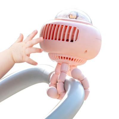 China 130Â ° With Shaking Function 2022 Tripod Baby Stroller Clip Fan Portable Octopus Electric Desktop Fan Head Wholesale Octopus for sale