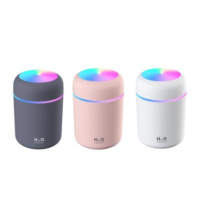 China Air Humidification with Aromatherapy Desktop Atomizer Humidifier Car H2O Light 2022 USB Bedroom Hot-selling Home Diffuser for sale