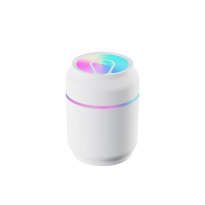 China Air Humidification with Light H2O Spray Mist Maker Mini Ultrasonic Car Air Humidifier Aroma Diffuser for sale