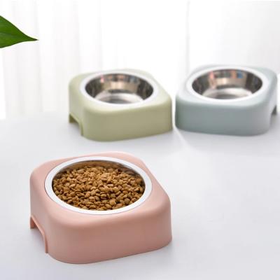 China Collapsible Pet Cat Bowl Pet Dog Bowl Automatic Feeder Stainless Steel Feeder Bowl for sale