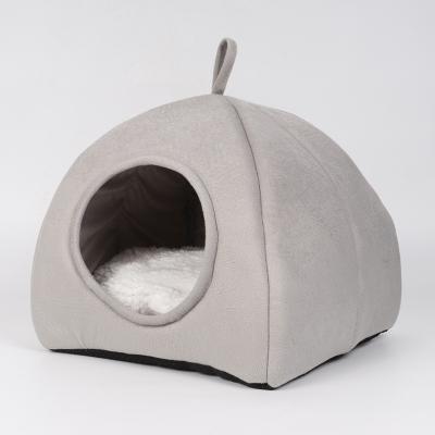 China Factory Wholesale Breathable Pet Bed Partially Enclosed Nest Autumn And Winter Warm Cat Nest Pet Supplies for sale