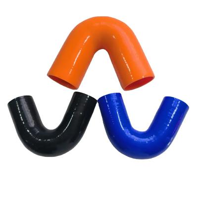 China Universal Standard High Temperature Resistance 135 Degree Elbow Silicone Braided Rubber Radiator Hose for sale