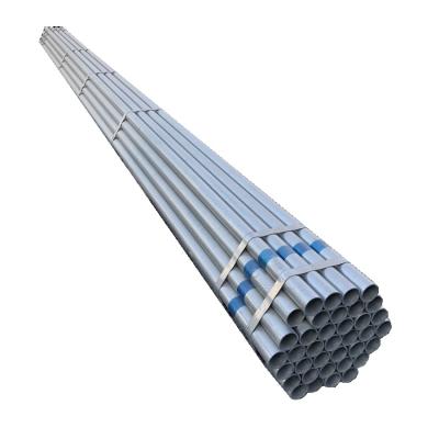 China Structure pipe sc40 galvanized steel pipe inch standard sizes hot dipped galvanized tube for sale