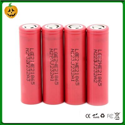 China  18650  HE2 2500mah battery 20A Discharge for sale