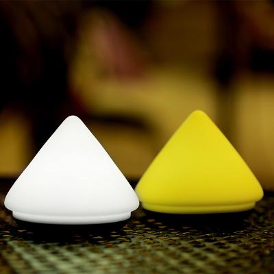 China 2018 Rechargeable relief product Volcanic pat light  led Silicon night light with colorful lighting for sale