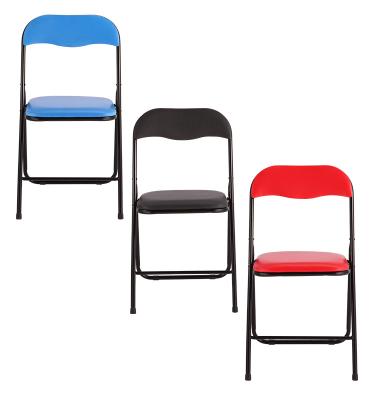 China (Other)Adjustable Red Furniture Cafe Chair Dining Chair Metal Foldable Chair for sale