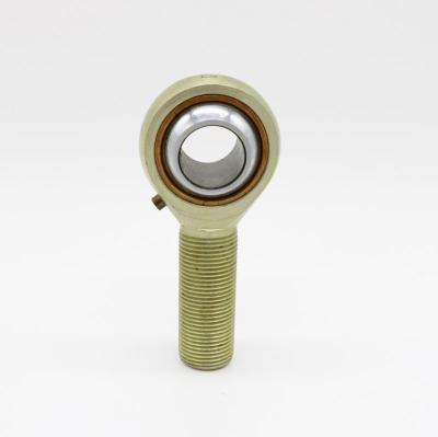 China Steel / Bronze Male Screw Threaded Rod Ends Bronze Lined Spherical Heim Joint Bearing for sale