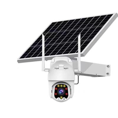 China Waterproof Outdoor IP Camera Security Solar Power NIGHT VISION Night Vision Radio Maintenance Radio Solar Battery CCTV Two Way Audio Camera for sale