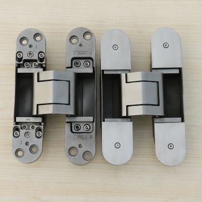 China Hinge System 304 Stainless Steel 3d Invisible Hinge Door Concealed Door Full Concealed Heavy Duty Concealed Hinge for sale