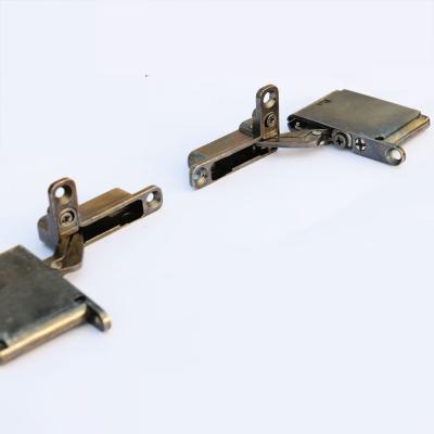 China Zinc Alloy Soft Narrow Pivot Hinge Furniture Door Hydraulic Pivot Concealed Kitchen Hinge for sale