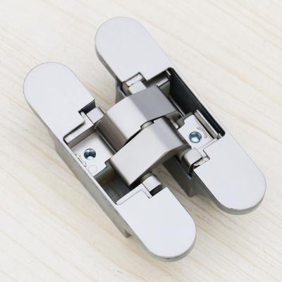 China Heavy Duty 3d Adjustable Hidden Hinge Adjusted Hinge Hidden Hinge /hidden Invisible Hinge 180 Degree for sale