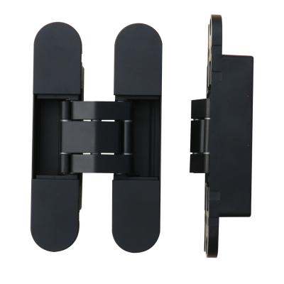 China Install in the middle of the door & door frame 180 degree 3d adjust concealed universal door hinge for sale