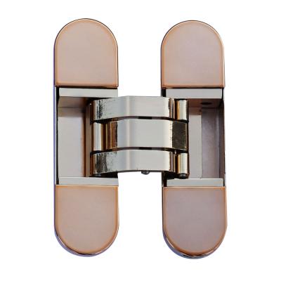 China 180 Degree Hinge Adjustable Hinges For Doors China Factory 3d Adjustable Concealed Hinges Plating Gold for sale