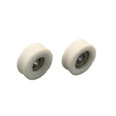 China Supplied with 608ZZ Bearings Skillful Plastic Manufacturing 8.0*35*14.5 PP Tpr nylon plastic wheel pulley with bearing for sale