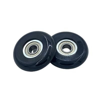 China Supplied with plastic bearings 608Z good quality 43*11 plastic buggy wheel pulley with bearing for sale