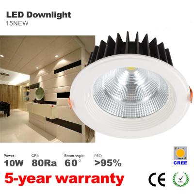 China 10W Dimming Recessed LED Downlight CREE COB LED Spotlight home lighting for sale