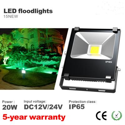 China 20W LED Floodlights DC12V/24V Outdoor IP65 Waterproof flooding Spotlight CE, ROHS for sale