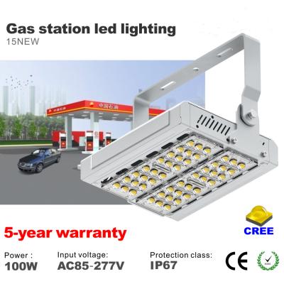 China 100W LED Tunnel light CREE SMD Gas Station LED Lighting IP67 Waterproof Flood light for sale