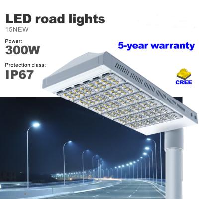 China 300 Watt LED Street light CREE SMD Bulbs city road lighting IP67 AC85-277V lamp for sale